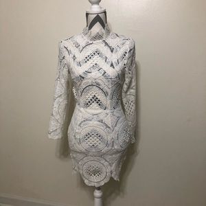 White Lace Dress Size Small